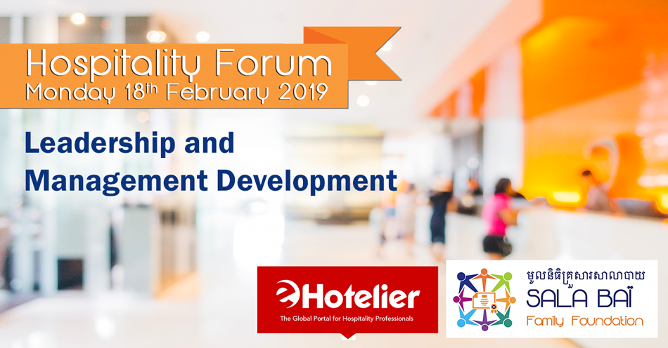 You’re invited to the next Sala Baï Family Hospitality Forum on Monday 18 February, 2019