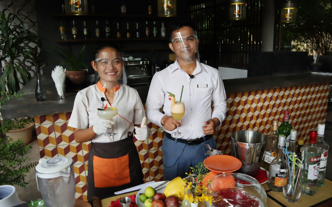 Mocktail/cocktail recipes: Bonjour Cambodge, Frozen Margarita and Sala Baï Orange Love